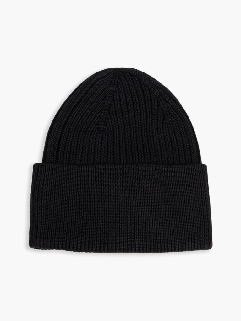Negru Caciula Tricotata Ribbed Cu Logo Heritage  Copii unisex