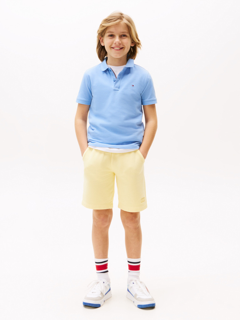 Blue Polo Regular Fit Essential Cu Steag Brodat  Baieti