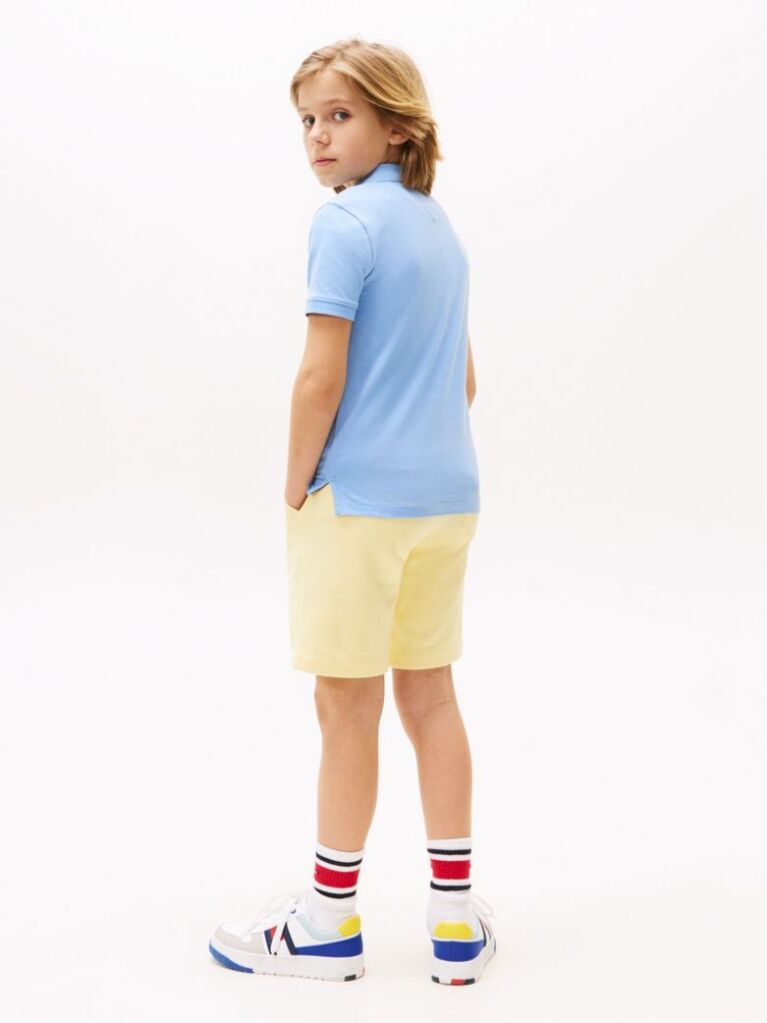 Blue Polo Regular Fit Essential Cu Steag Brodat  Baieti