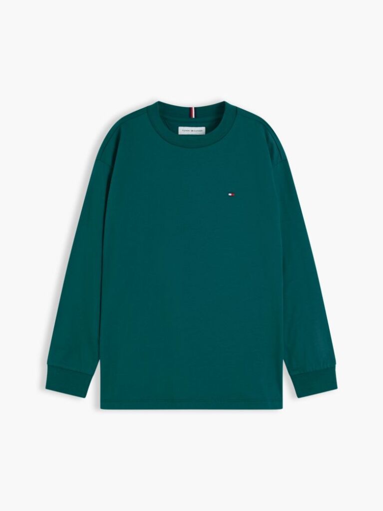 Verde Tricou Essential Din Jersey Cu Maneca Lunga  Baieti
