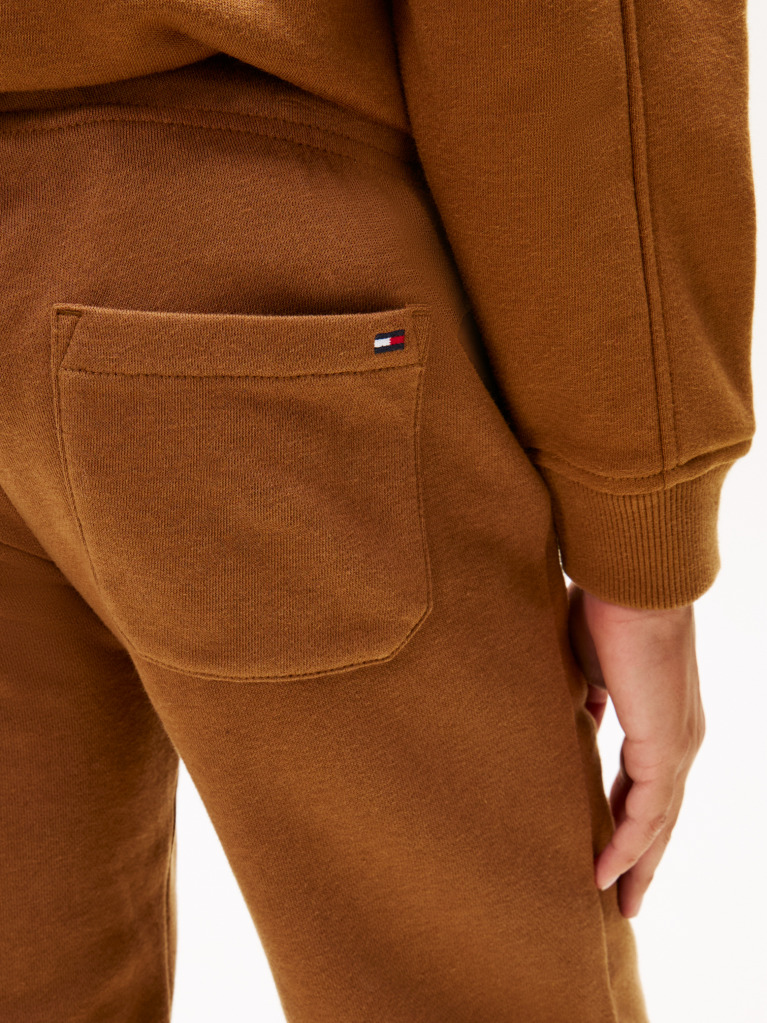 Maro Pantaloni Jogger Din Fleece Cu Imprimeu Si Logo Varsity  Baieti