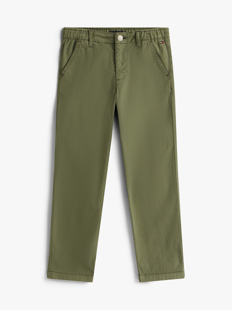 Verde Pantaloni Cargo Essential Herringbone  Baieti