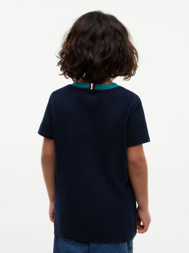 Blue Tricou Cu Logo-ul Crest  Baieti
