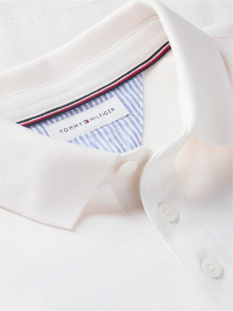 White Regular Fit Logo Polo Shirt  Boys