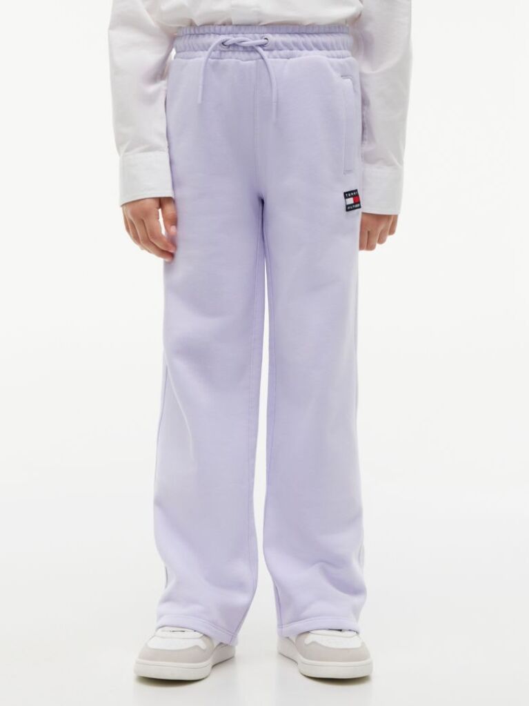 Mov Heritage Pantaloni Joggers Cu Croiala Wide Si Steag  Fete
