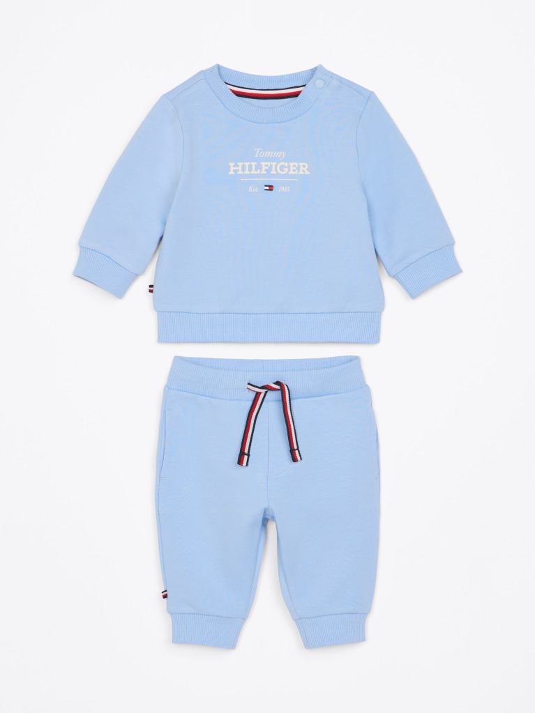 Blue Set Hanorac Si Pantaloni Joggers Hilfiger Monotype  Nou nascuti