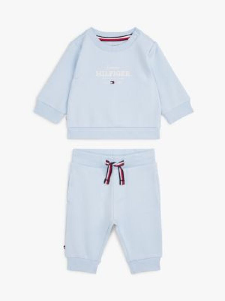 Blue Set Hanorac Si Pantaloni Joggers Hilfiger Monotype  Nou nascuti