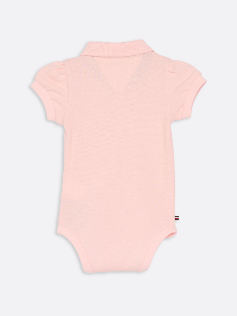 Pink Polo Bodysuit Gift Set  Newborn