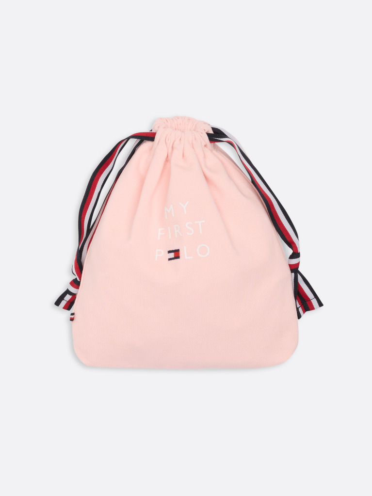 Pink Polo Bodysuit Gift Set  Newborn