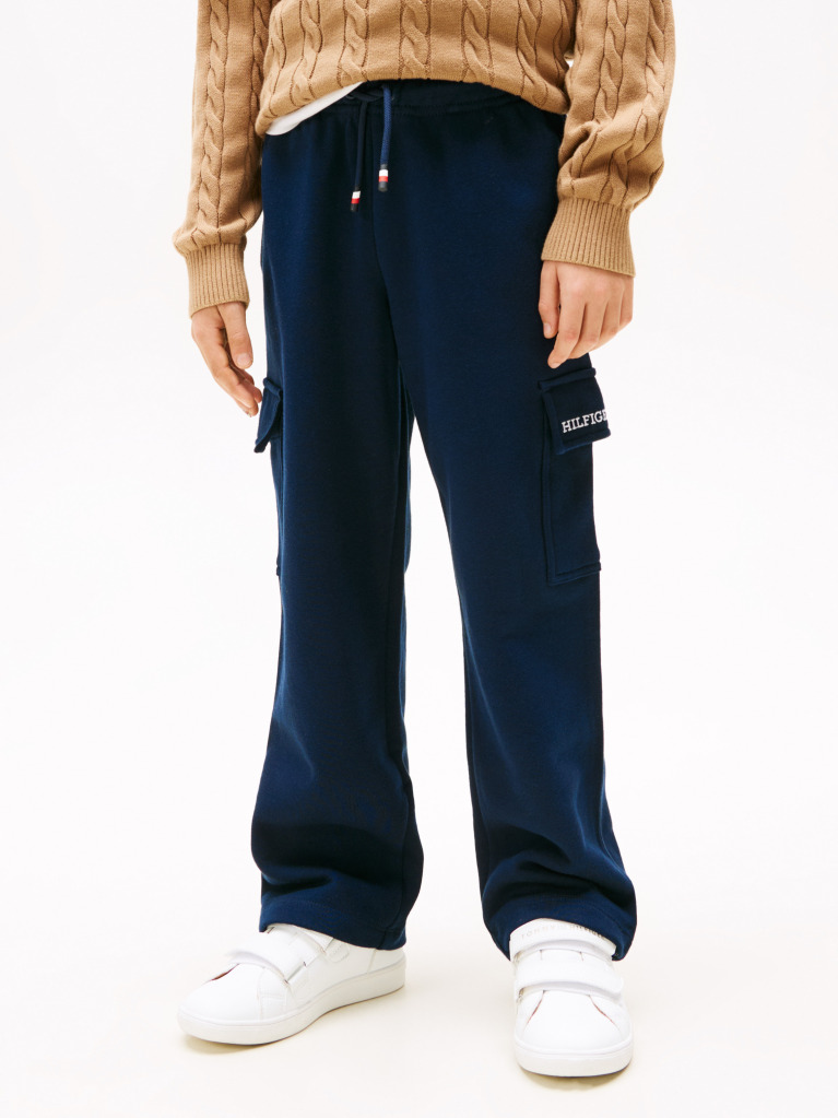 Blue Pantaloni Cargo Hilfiger Monotype  Copii unisex