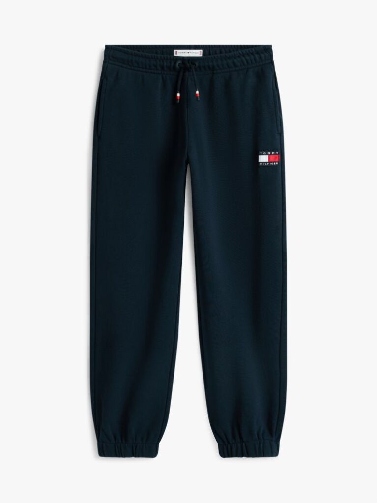 Blue Pantaloni Joggers Cu Logo Heritage Flag Si Mansete Cu Snur  Copii unisex