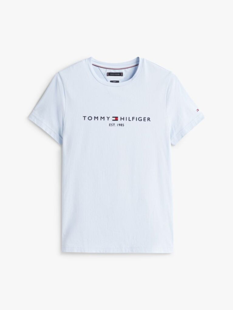 Blue Tricou Slim Fit Cu Logo  Barbati