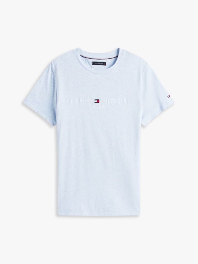 Blue Tricou Slim Fit Cu Logo  Barbati