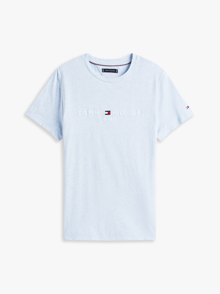 Blue Tricou Slim Fit Cu Logo  Barbati