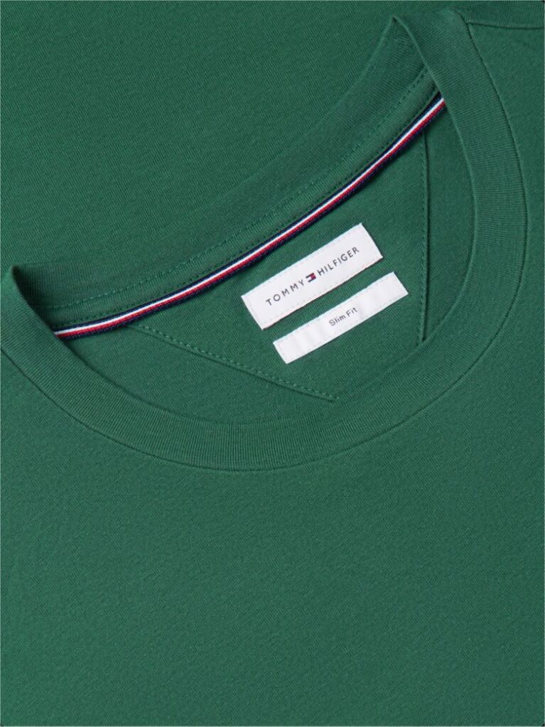 Green Logo Slim Fit Jersey T-Shirt  Men