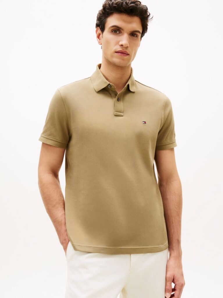 Bej Polo Regular Fit 1985 Collection  Barbati
