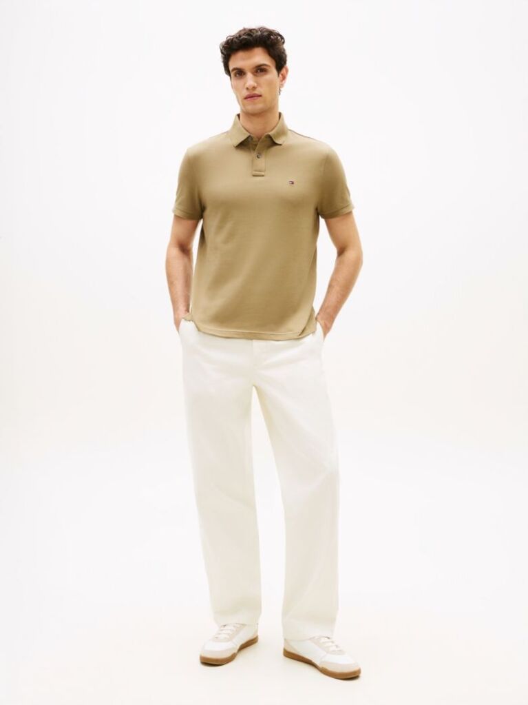 Bej Polo Regular Fit 1985 Collection  Barbati
