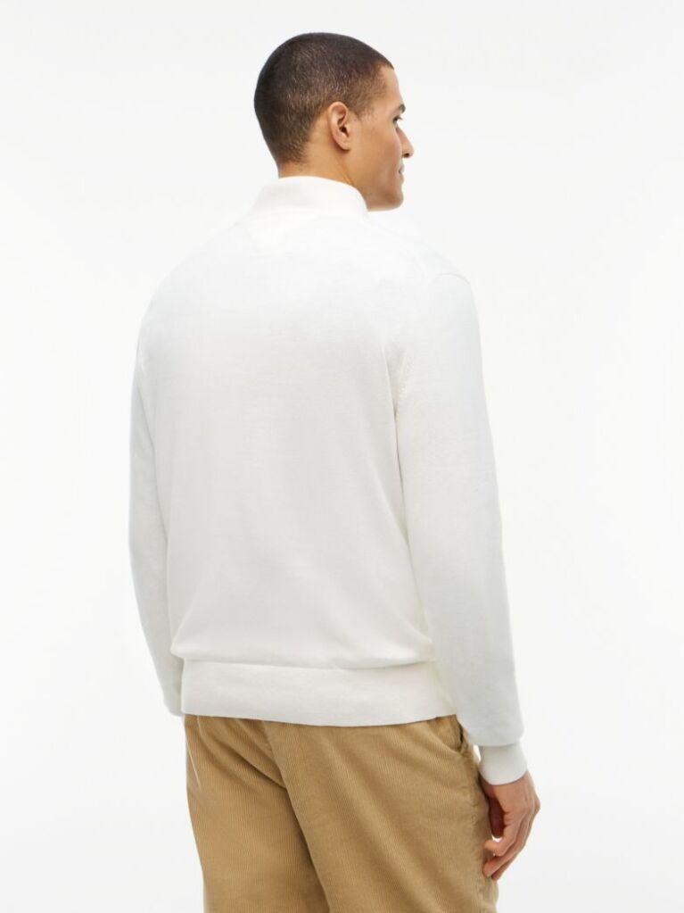 Bej Jumper Zip-Neck  Barbati
