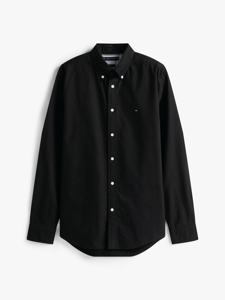 Negru Camasa Oxford Regular Fit Heritage  Barbati
