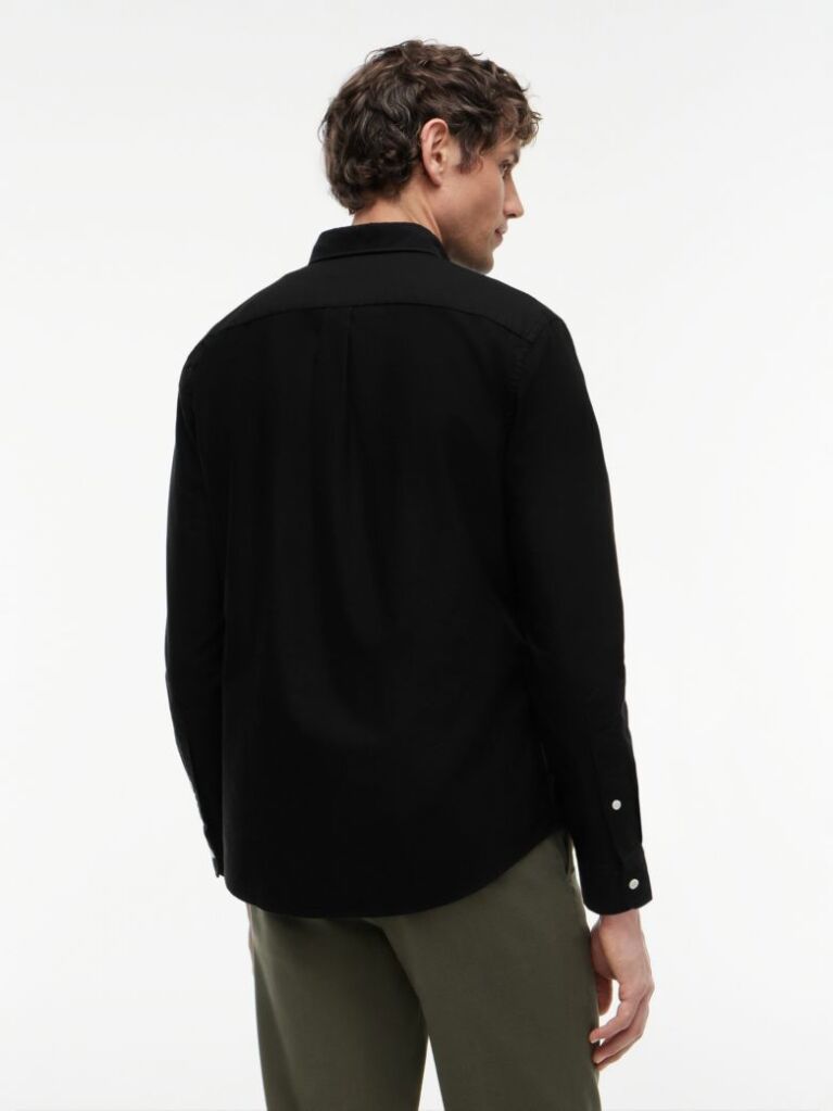 Negru Camasa Oxford Regular Fit Heritage  Barbati