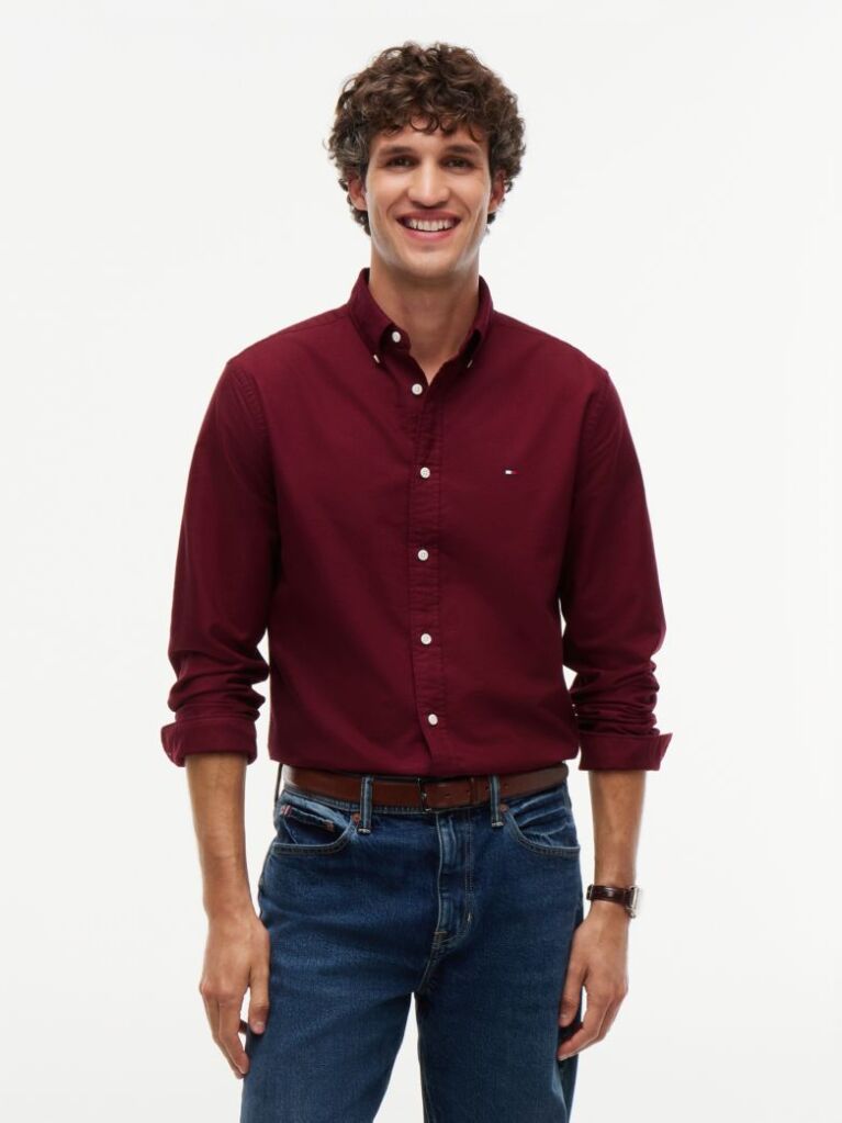 Rosu Camasa Oxford Regular Fit Heritage  Barbati