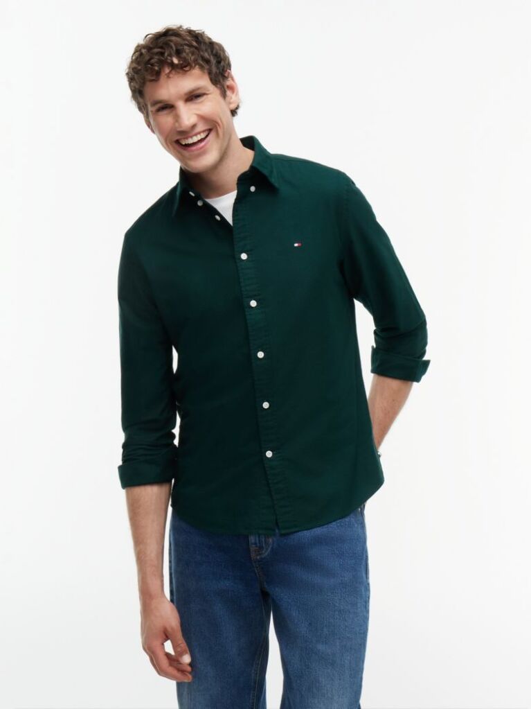 Verde Camasa Oxford Regular Fit Heritage  Barbati