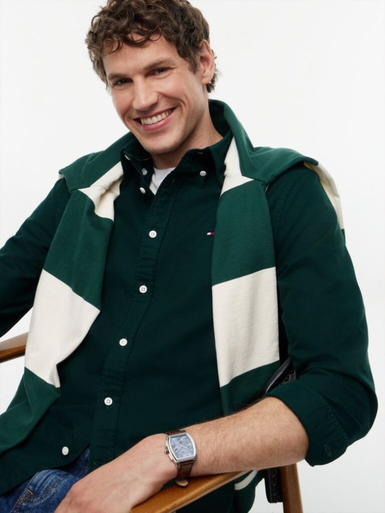 Verde Camasa Oxford Regular Fit Heritage  Barbati