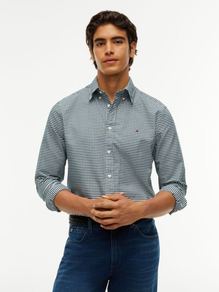 Multi Gingham Regular Fit Oxford Shirt  Men