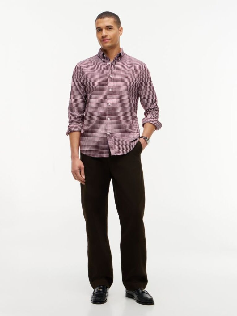 Multi Camasa Oxford Gingham Cu Croiala Regular Fit  Barbati