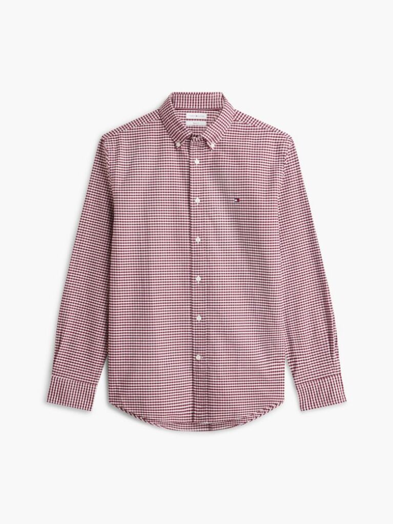 Multi Camasa Oxford Gingham Cu Croiala Regular Fit  Barbati