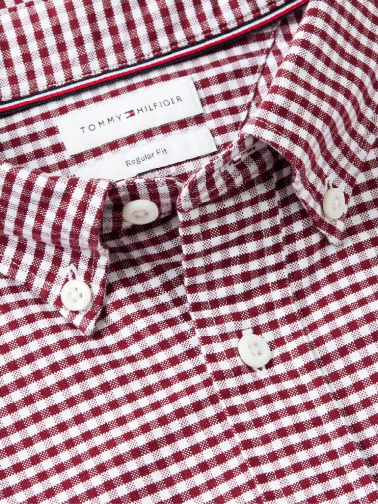 Multi Camasa Oxford Gingham Cu Croiala Regular Fit  Barbati