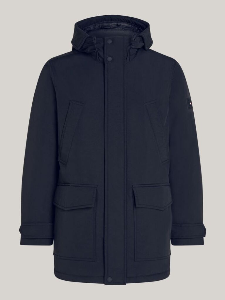 Blue Jacheta Rockie Parka Cu Gluga  Barbati