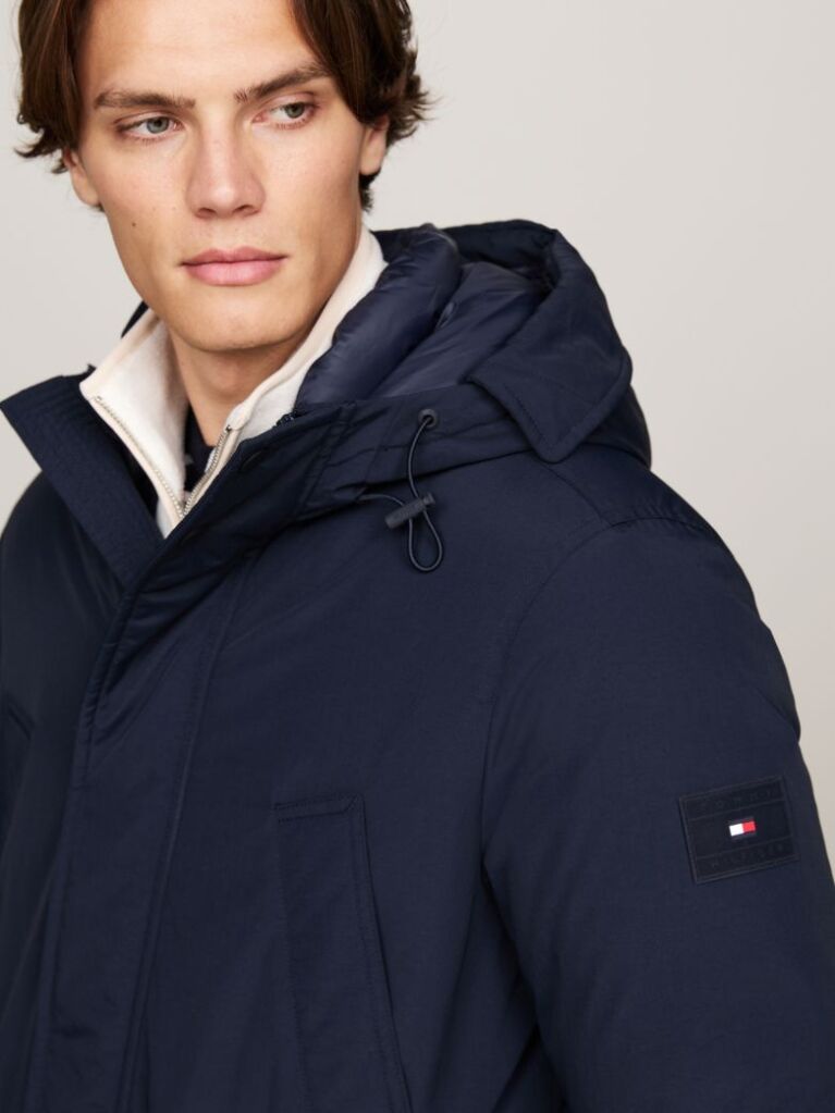 Blue Jacheta Rockie Parka Cu Gluga  Barbati