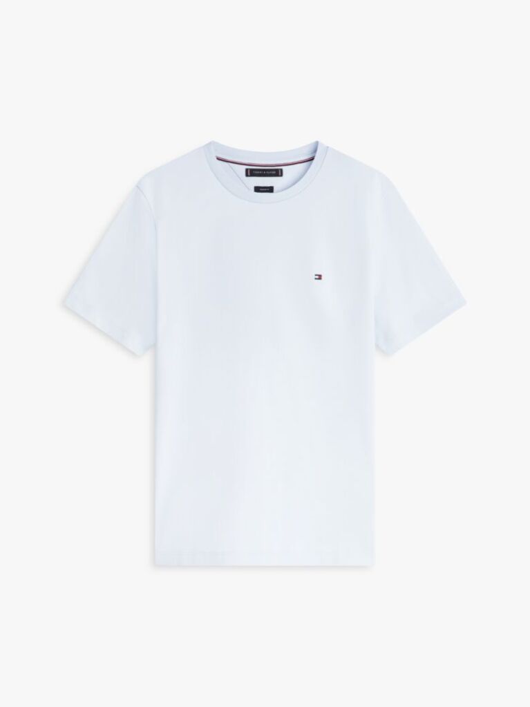 Blue Tricou Din Tricotaj Interlock  Barbati