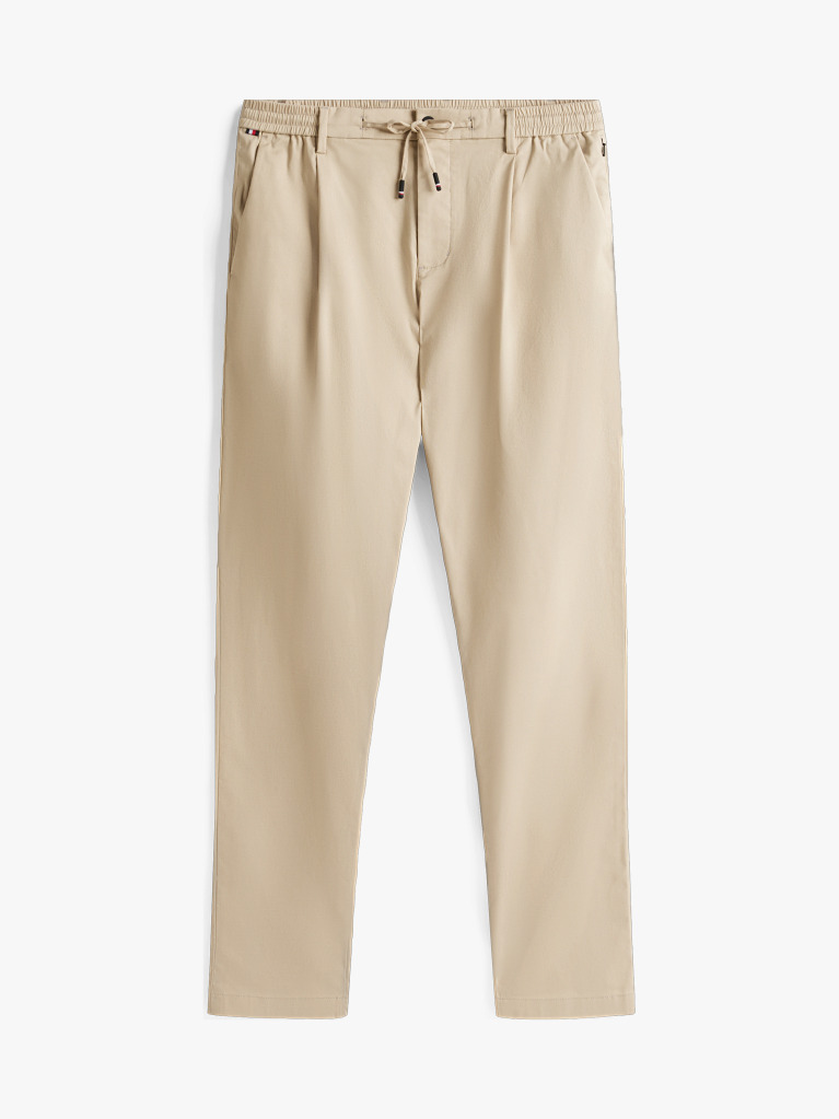 Khaki Pantaloni Twill Harlem Tapered Performance  Barbati