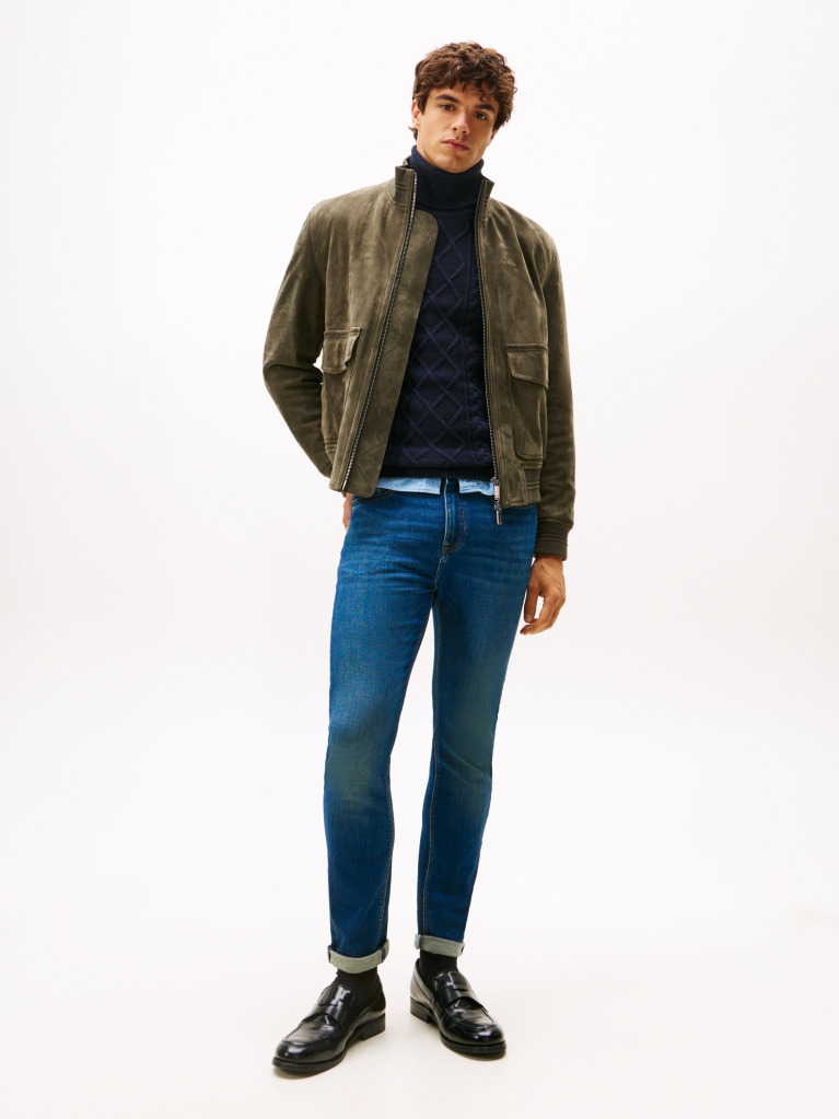Blue Blugi Bleecker Slim Cu Spalare Whiskered  Barbati