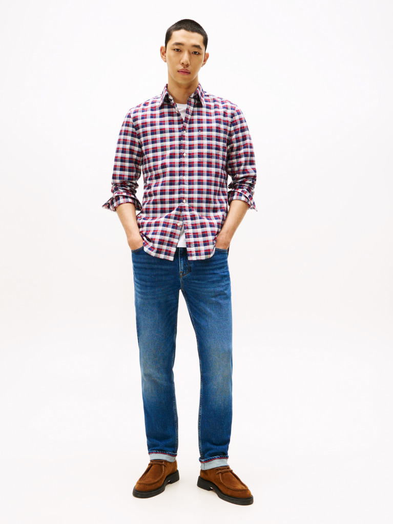 Multi Camasa Oxford Regular Tartan  Barbati