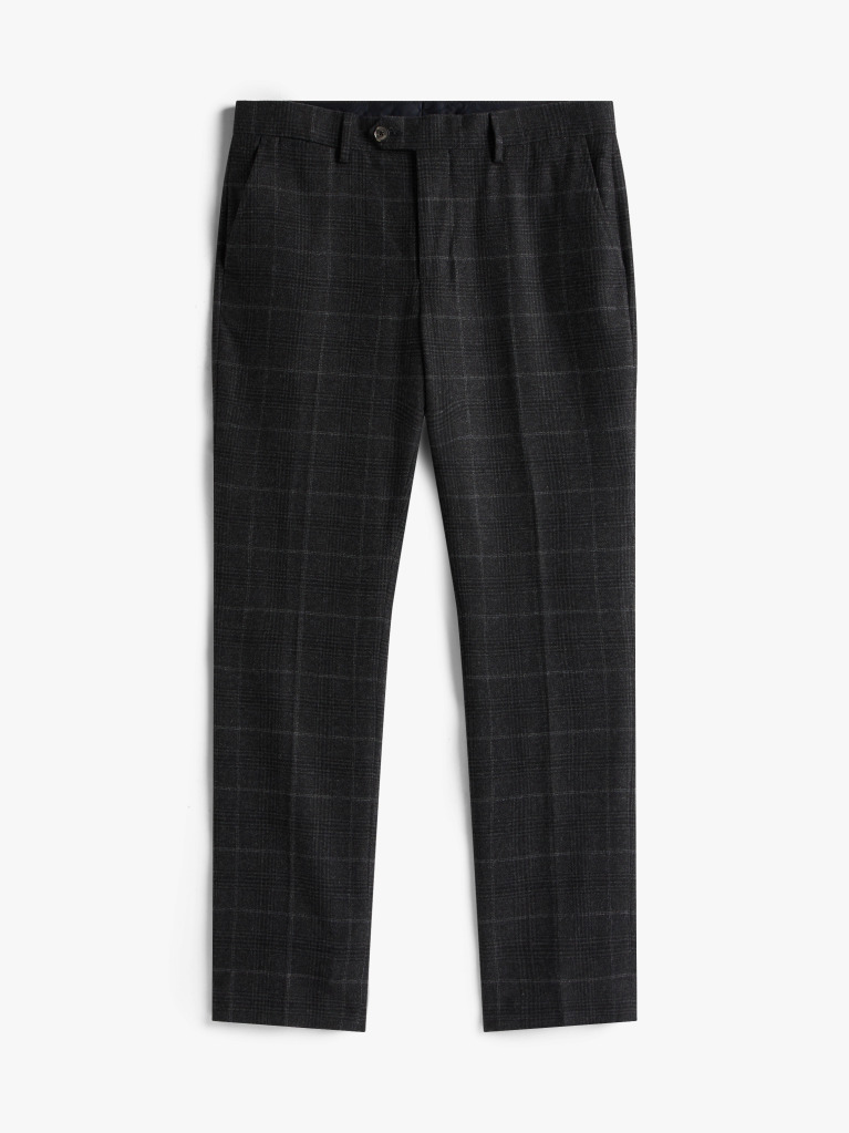 Gri Pantaloni Chino Smart Casual Denton Cu Croiala Straight  Barbati