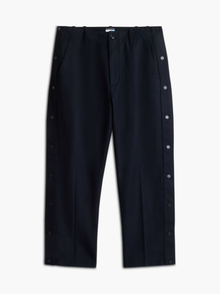 Blue Tommy Hilfiger x FRGMT Pantaloni Chinos Cu Croiala Lejera Si Nasture  Barbati
