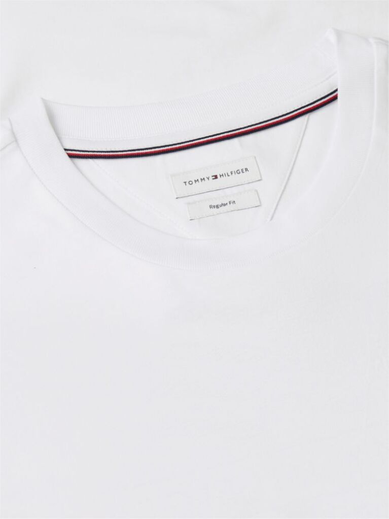Alb Tricou Din Jersey Cu Imprimeu Grafic Pe Spate Cu Steag Ondulat  Barbati