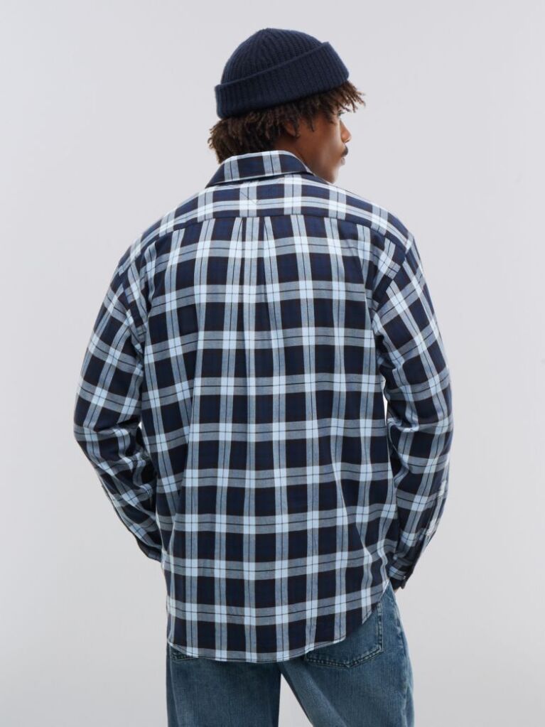 Blue Tommy Hilfiger x FRGMT Regular Check Shirt  Men