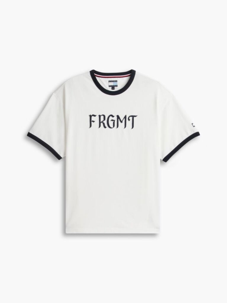 Bej Tommy Hilfiger x FRGMT Ringer T-Shirt Cu Croiala Regular  Barbati