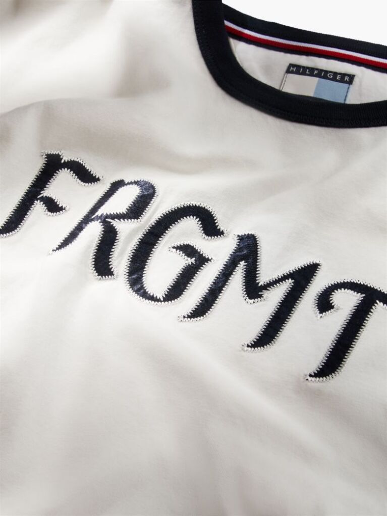 Bej Tommy Hilfiger x FRGMT Ringer T-Shirt Cu Croiala Regular  Barbati