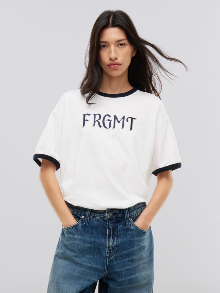 Bej Tommy Hilfiger x FRGMT Ringer T-Shirt Cu Croiala Regular  Barbati