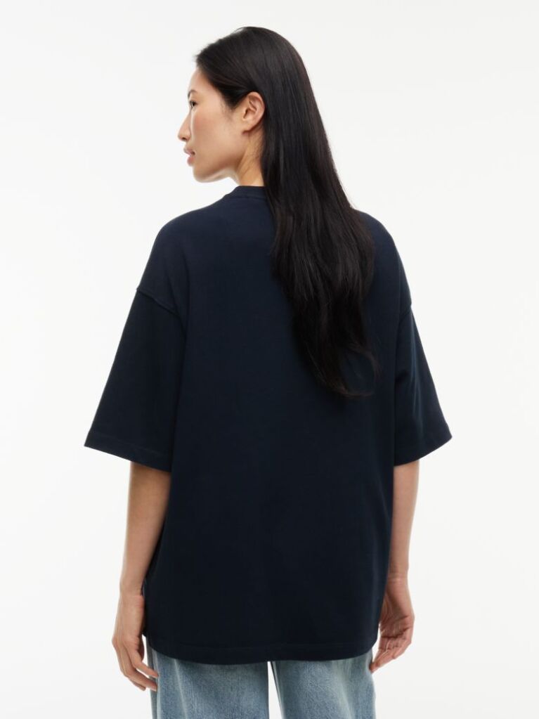Blue Tommy Hilfiger x FRGMT T-Shirt Din jerseu Cu Croiala Lejera  Barbati