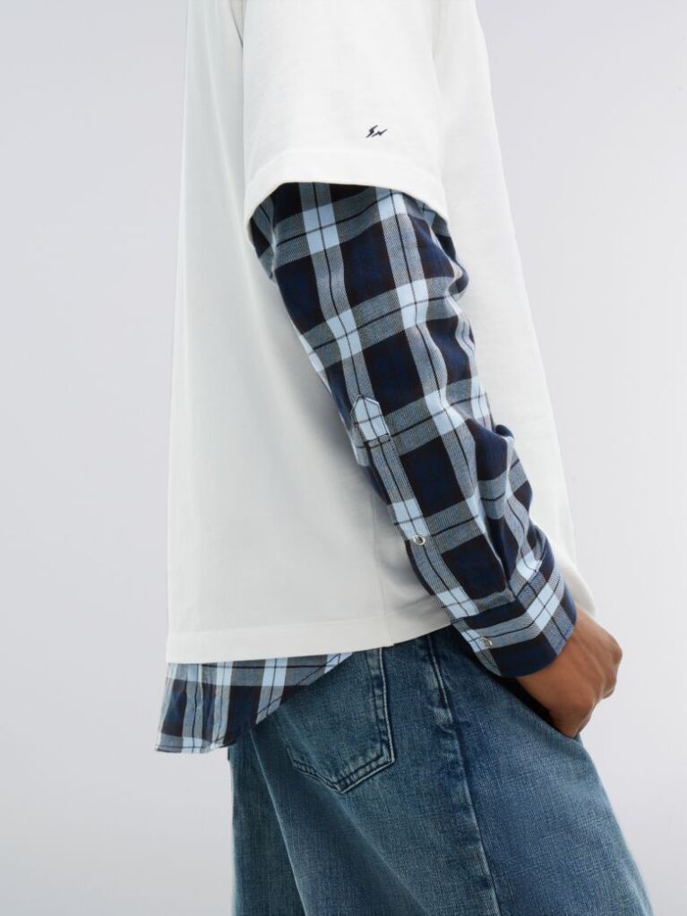 Bej Tommy Hilfiger x FRGMT T-Shirt Din jerseu Cu Croiala Lejera  Barbati