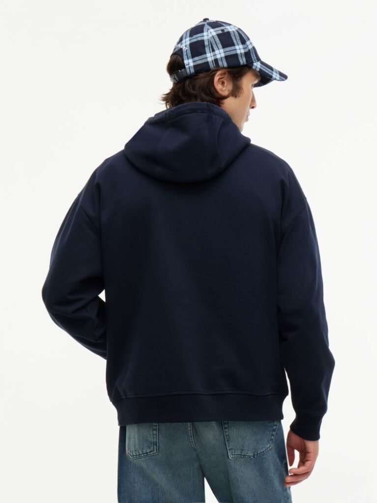 Blue Tommy Hilfiger x FRGMT Hanorac Cu Croiala Lejera   Barbati