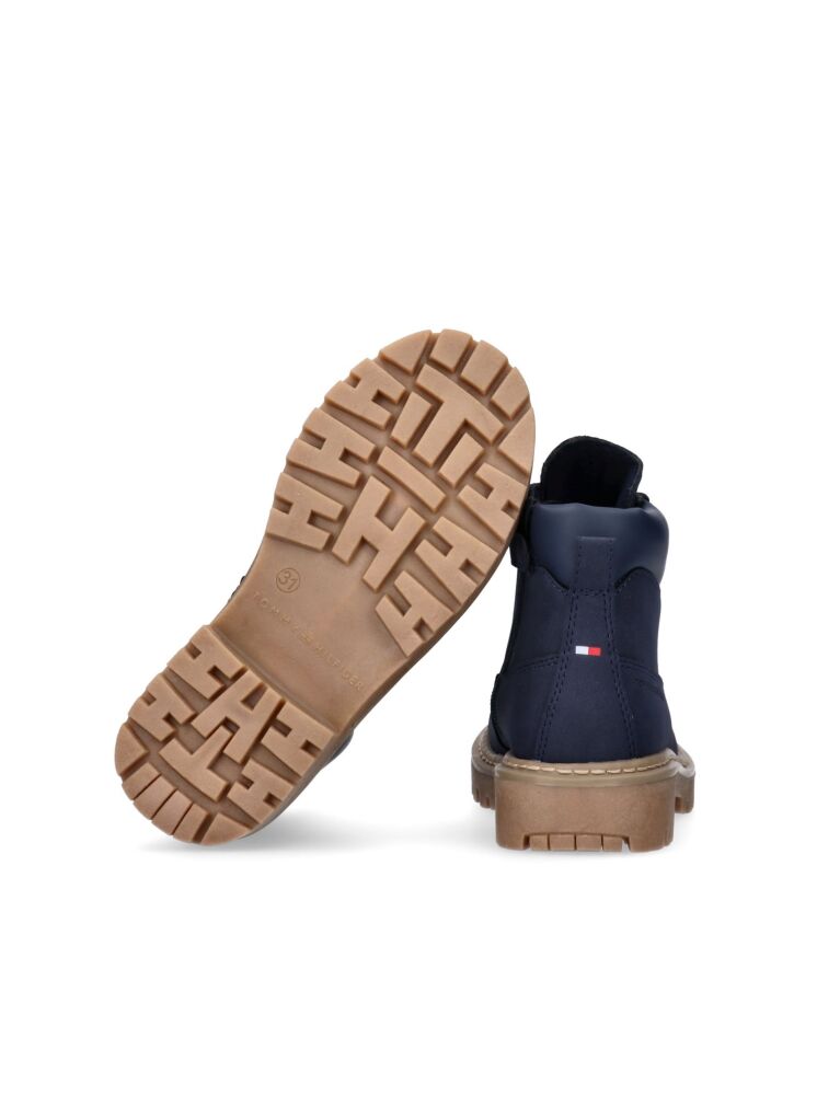 Blue Cizme Cu Detalii Pana La Glezna  Copii unisex