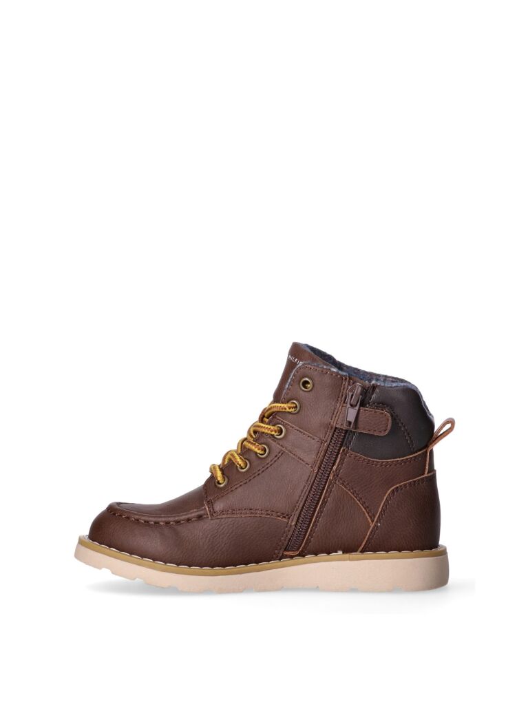 Brown Cleat Lace-Up Boots  Kids Unisex