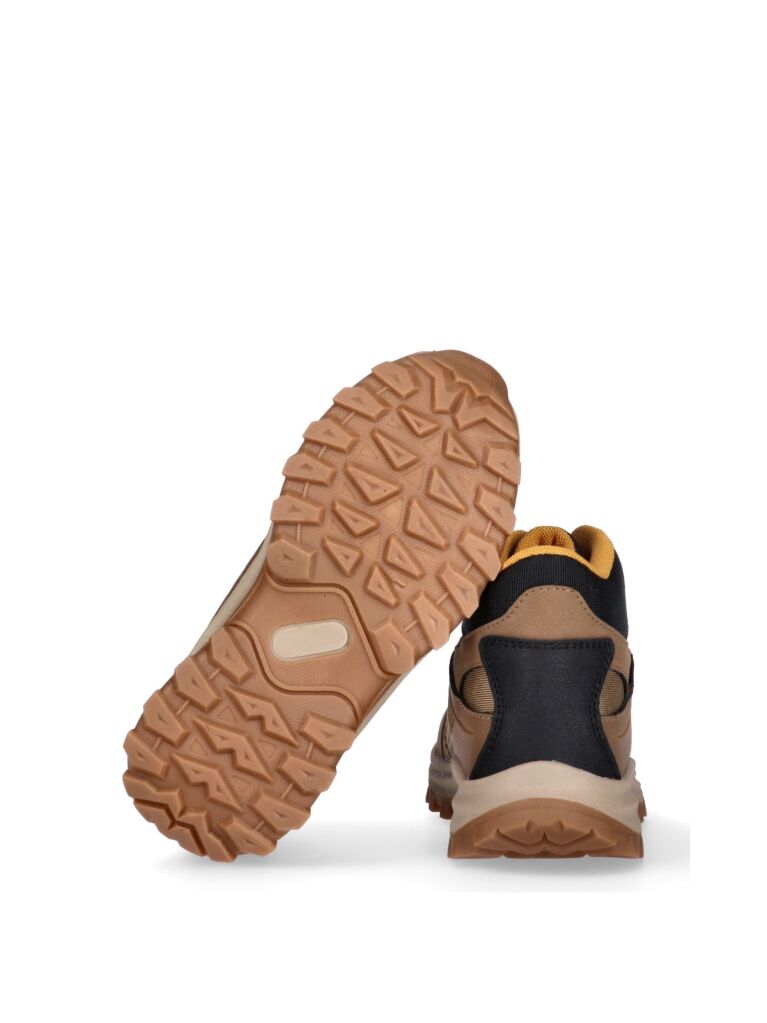 Brown High Top Cleat Lace-Up Sneakers  Kids Unisex